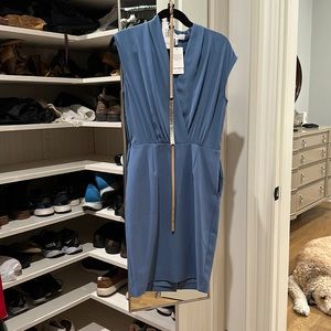 Brand new with tags Reiss blue dress with belt